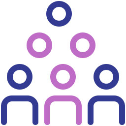 Cartoon group of people