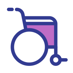 Cartoon wheelchair
